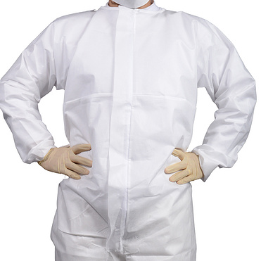 K5M2 GMP A/B ISO5/6 sterile SMMS  cleanroom coverallAnti Static Clothes And Cleanroom Coverall Cloth