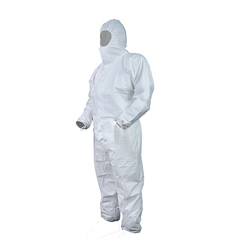 K7P3 SF white disposable sterile & vacuum packed ISO7 sterile cleanroom coverall