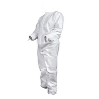 K5M2 GMP A/B ISO5/6 sterile SMMS  cleanroom coverallAnti Static Clothes And Cleanroom Coverall Cloth