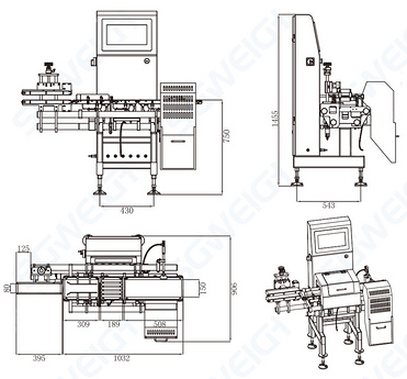 SG-150HH Online Ultra-Fast Pill Box Checkweigher