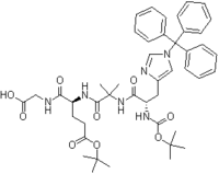 Boc-L-His(Trt)-Aib-Glu(OtBu)-Gly-OH