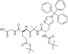 Boc-L-His(Trt)-Aib-Glu(OtBu)-Gly-OH