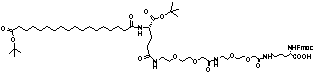 Fmoc-Lys(tBu-OOC-(CH2)16-CO-Glu(AEEA-AEEA)-OtBu)-OH