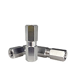 Staniless steel union metal 1/16" alternative Agilent Waters