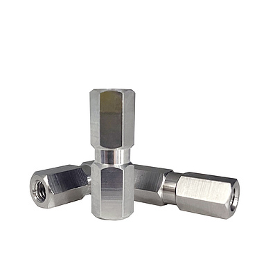 Staniless steel union metal 1/16" alternative Agilent Waters