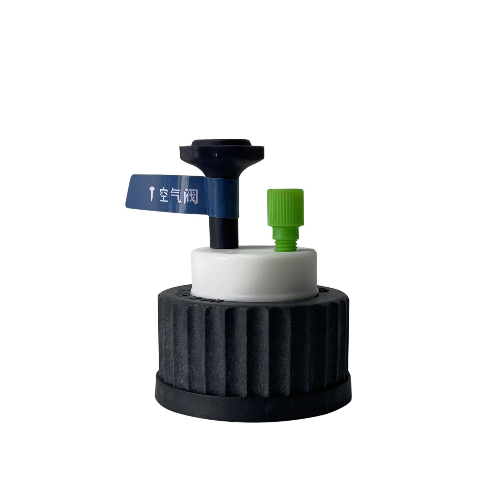 GL45 solvent bottle safety cap assembly GL45 S60 waste canister safety cap assembly  