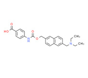 4-[[[[6-[(Diethylamino)methyl]-2-naphthalenylmethoxy]carbonyllaminolbenzoic acid