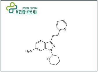 (E)-3-[2-(Pyridin-2-yl)ethenyl]-1-(tetrahydro-2H-pyran-2-yl)-1H-indazol-6-amine(886230-76-8)