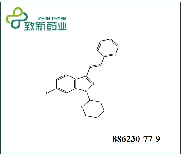 (E)-6-Iodo-3-[2-(pyridin-2-yl)ethenyl]-1-(tetrahydro-2H-pyran-2-yl)-1H-indazole