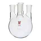 Vertical Four Necks Round Bottom Boiling Flask