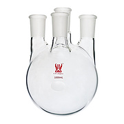 Vertical Four Necks Round Bottom Boiling Flask