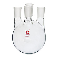 Vertical Four Necks Round Bottom Boiling Flask