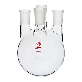 Vertical Four Necks Round Bottom Boiling Flask