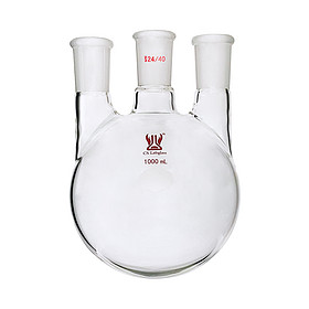 Vertical Three Necks Round Bottom Boiling Flask