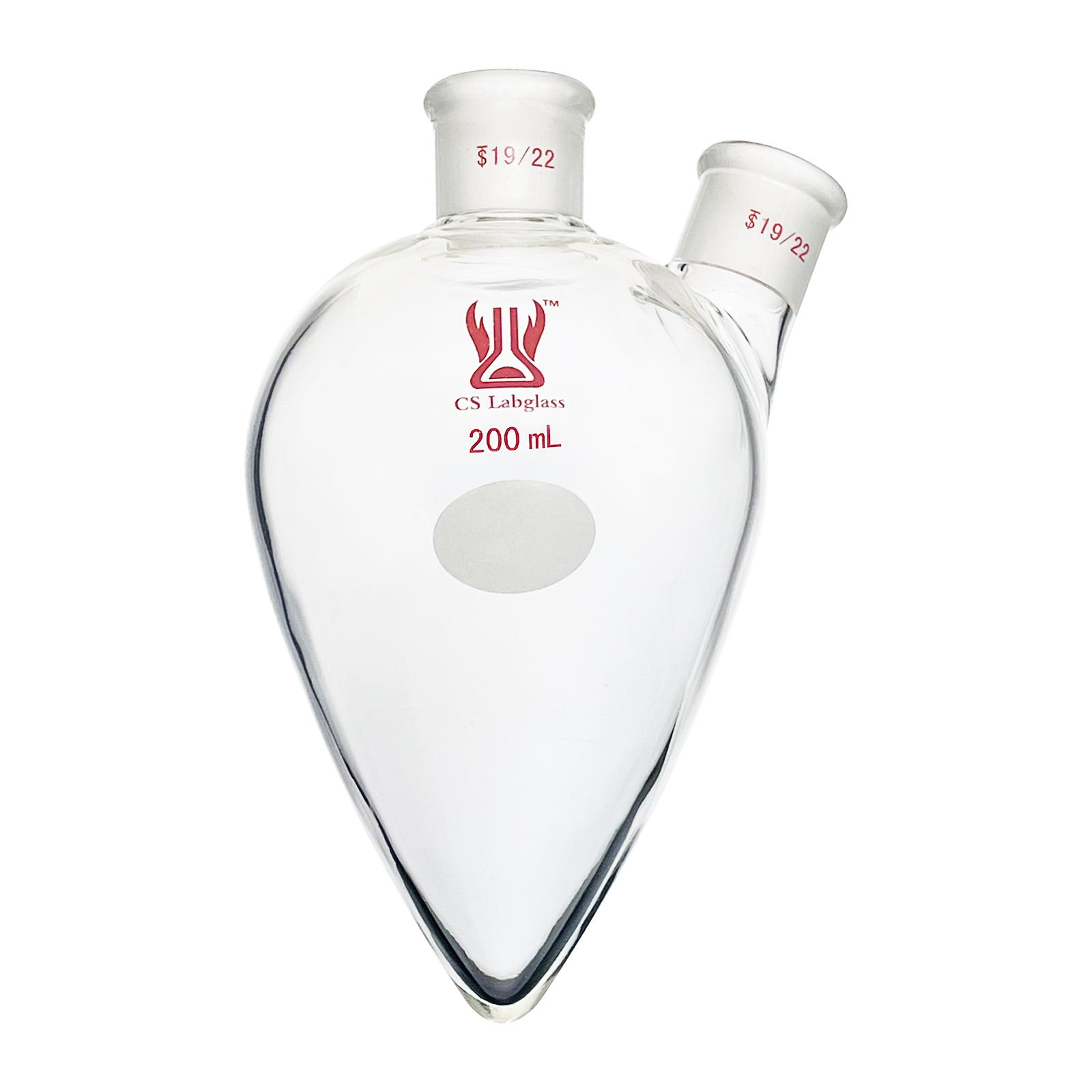 Pear Shape Boiling Flask Double Neck