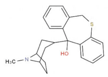 3-[6H-Dibenzo[b,e]thiepin-11-hydroxy-11-yl] tropane