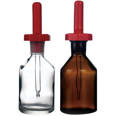 30/60/125ml Borosilicate Glass Dropper Bottles