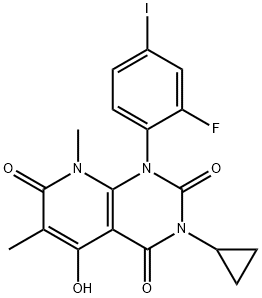 3-cyclopropyl-1-(2-fluoro-4-iodophenyl)-5-hydroxy-6,8-diMethylpyrido[2,3-d]pyriMidine-2,4,7(1H,3H,8H