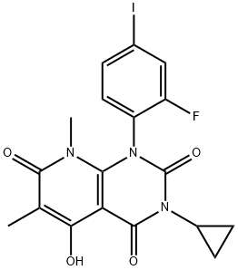 3-cyclopropyl-1-(2-fluoro-4-iodophenyl)-5-hydroxy-6,8-diMethylpyrido[2,3-d]pyriMidine-2,4,7(1H,3H,8H