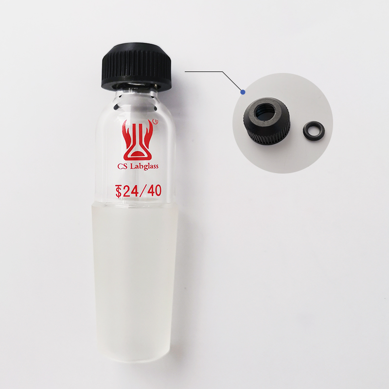 Glassware Customized Joint Inlet Thermometer Adapter  