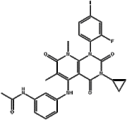 N-(3-(3-cyclopropyl-1-(2-fluoro-4-iodophenyl)-6,8-dimethyl-2,4,7-trioxo-1,2,3,4,7,8-hexahydropyrido[