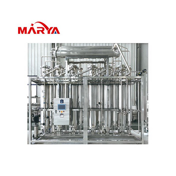 Marya Pharmaceutical Water Treatment Multi-Effect Water Distiller in External Spiral Structure Manuf  