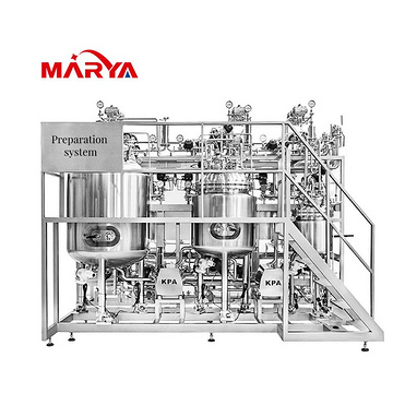 Marya Customized Pharmaceutical Stainless Steel Tank for Formulation System Manufacturer