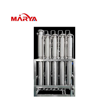 Marya Pharmaceutical Water Treatment Multi-Effect Water Distiller in External Spiral Structure Manuf