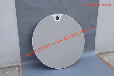 sintered mesh discs for chemical and pharmaceutical plants