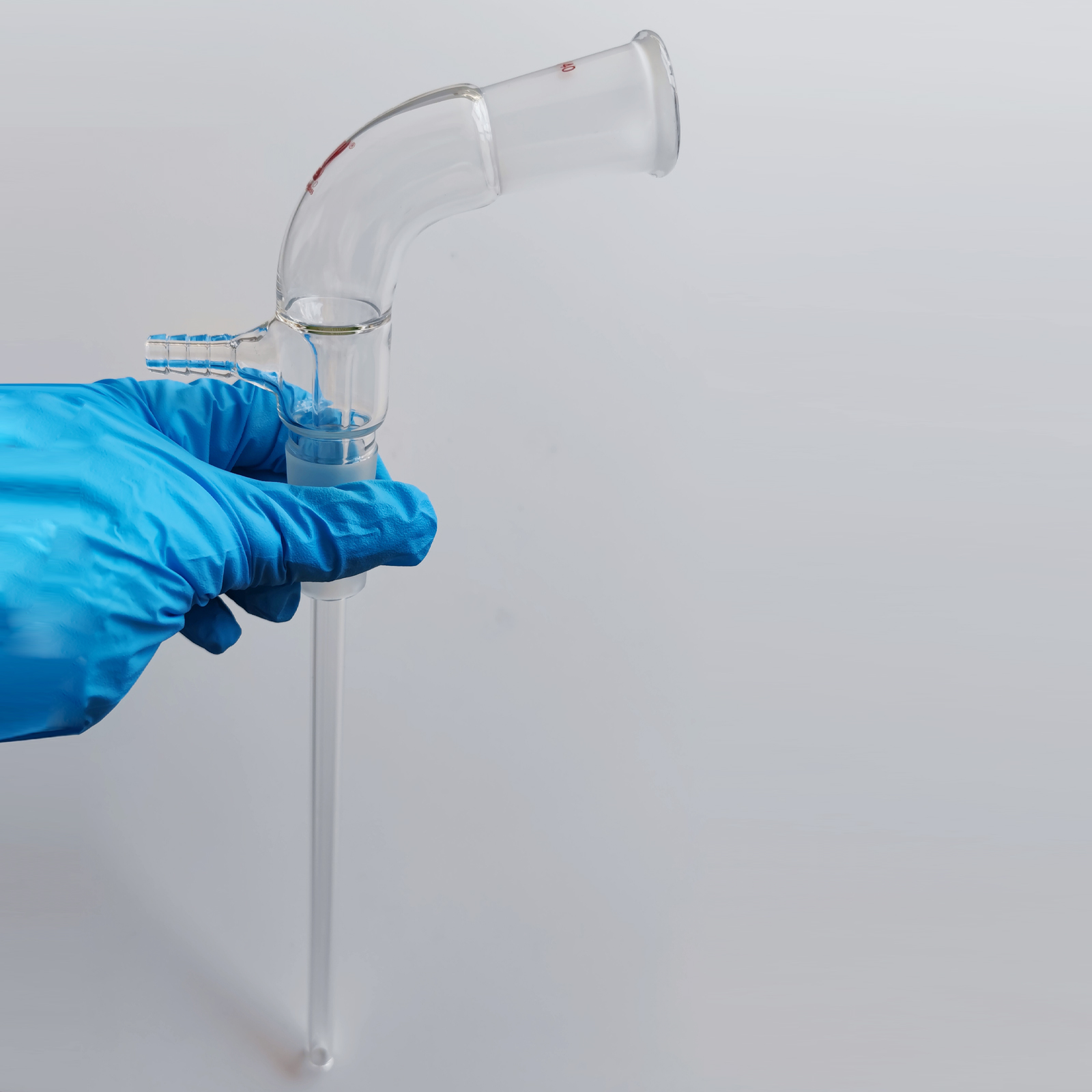 Vacuum Distillation Take Off Adapter Long Stem with Joint for Laboratory  