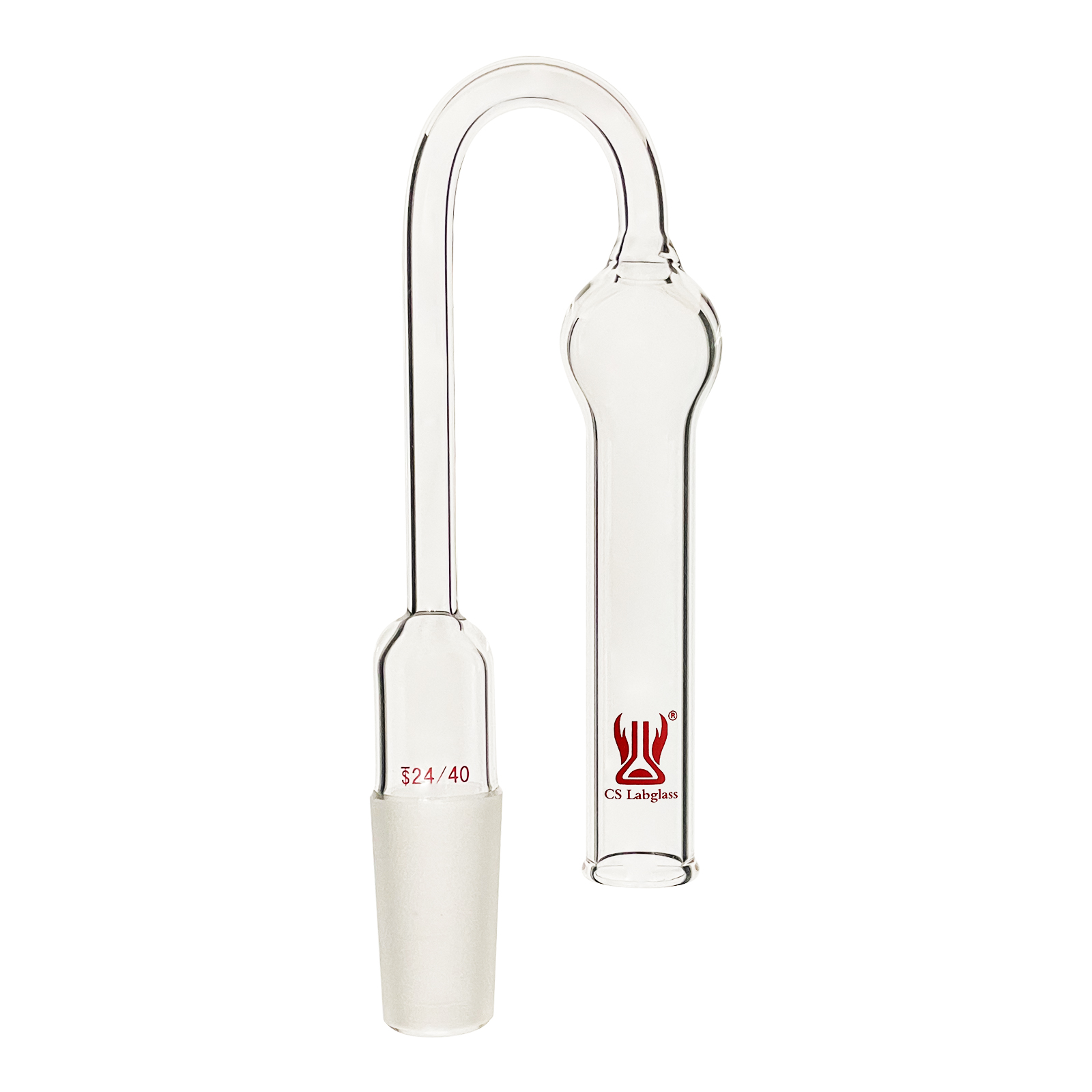 Glass Bent Inlet Distillation Adapter 3.3 Glass Lab Glassware