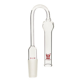 Glass Bent Inlet Distillation Adapter 3.3 Glass Lab Glassware