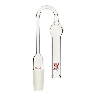 Glass Bent Inlet Distillation Adapter 3.3 Glass Lab Glassware