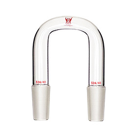 Glass Inlet Adapter Borosilicate Glass U-Shape