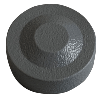 Polyisoprene rubber stopper for injection