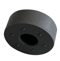 Polyisoprene rubber stopper for injection