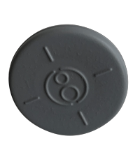 Brombutyl rubber stopper for injection