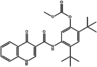 2,4-di-tert-butyl-5-(4-oxo-1,4-dihydroquinoline-3-carboxamido)phenyl methyl carbonate Cas No.1246213