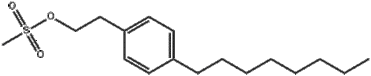 4-Octyl-benzeneethanol 1-methanesulfonate Cas No.162358-06-7