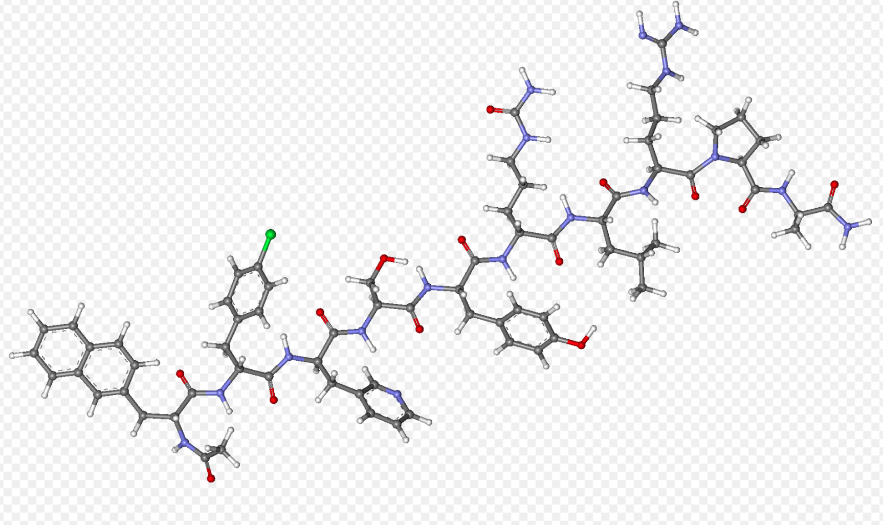 Cetrorelix Acetate-is a synthetic peptide gonadotropin-releasing hormone (GnRH) antagonist. in assis  