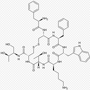 Octreotide Acetate-a longer acting synthetic octapeptide analog of naturally occurring somatostatin.