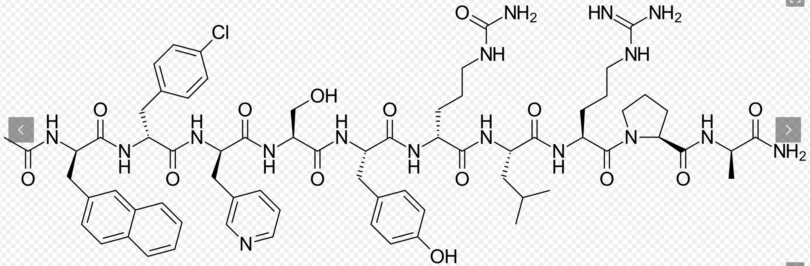 Cetrorelix Acetate-is a synthetic peptide gonadotropin-releasing hormone (GnRH) antagonist. in assis  