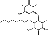 5,5'-octylidenebis[6-amino-1,3-dimethyl]-2,4-(1H,3H)-Pyrimidinedione] Cas 253195-26-5