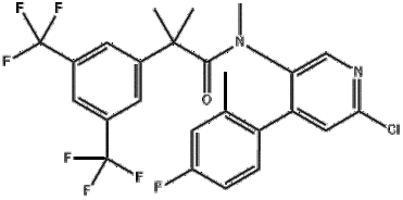 N-[6-Chloro-4-(4-fluoro-2-methylphenyl)-3-pyridinyl]-N,a,a-trimethy Cas 825643-73-0