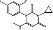 3-cyclopropyl-1-(2-fluoro-4-iodophenyl)-6-(MethylaMino)pyriMidine-2,4(1H,3H)-dione Cas No.871700-22-