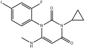 3-cyclopropyl-1-(2-fluoro-4-iodophenyl)-6-(MethylaMino)pyriMidine-2,4(1H,3H)-dione Cas No.871700-22-