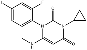 3-cyclopropyl-1-(2-fluoro-4-iodophenyl)-6-(MethylaMino)pyriMidine-2,4(1H,3H)-dione Cas No.871700-22-