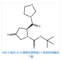 (2S)-4-Oxo-2-(3-thiazolidinylcarbonyl)-1-pyrrolidinecarboxylic acid tert-butyl ester