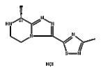 (R)-3-Methyl-5-(8-methyl-5,6,7,8-tetrahydro-[1,2,4]triazolo[4,3-a]pyrazin-3-yl)-1,2,4-thiadiazole Hy