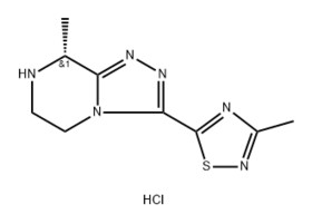 (R)-3-Methyl-5-(8-methyl-5,6,7,8-tetrahydro-[1,2,4]triazolo[4,3-a]pyrazin-3-yl)-1,2,4-thiadiazole Hy